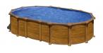 Basen ogrodowy duży GRE AMAZONIA 610x375x132cm KITPROV6188WO