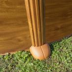 Basen stalowy GRE AMAZONIA 730x375x132cm KITPROV7388WO