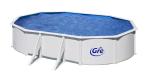 Basen ogrodowy stalowy FIDJI 610x375x120cm GRE