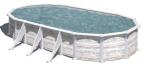 Basen stalowy GRE GROENLANDIA 730x375x132cm KITPROV738N