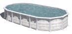 Basen ogrodowy stalowy GRE ISLANDIA 730x375x132cm KITPROV7388N