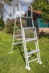 Basen ogrodowy stalowy KEA 350x350x120cm GRE
