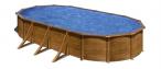Duży basen naziemny GRE PACIFIC 730x375x120cm brązowy KIT730WQGRE