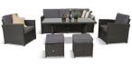 Meble technorattanowe Cofete Dining – Anthracite