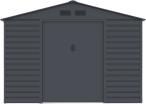 Metalowa szopa na narzędzia ogrodowe Agger 277x191cm (5,3m2) – Antracyt