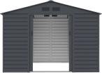 Metalowa szopa na narzędzia ogrodowe Agger 277x191cm (5,3m2) – Antracyt