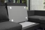 Narożnik wypoczynkowy do ogrodu Ego Lounge Set – antracytowy