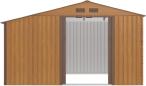 Metalowa szopa z drewutnią Wipper 342x191cm (6,5m2) – Wood