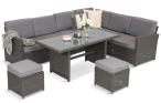 Zestaw mebli technorattanowych Cofete – Anthracite