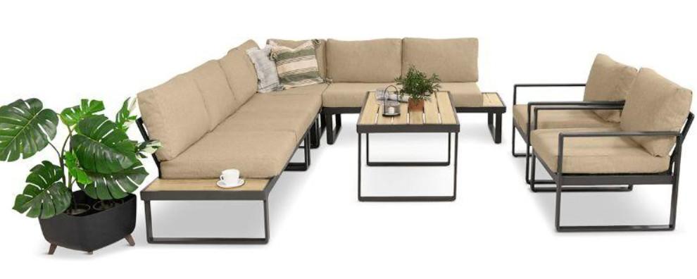 Modułowy narożnik z blatami 280x220cm Panaon Corner