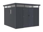 OUTLET - Domek narzędziowy metalowy Hutten 294x294cm Antracytowy