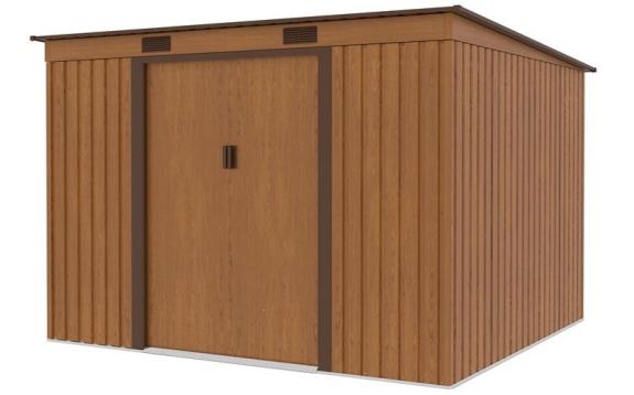 Casa de scule metalice Ganner 261x241x176cm - Lemn W15 - Gartwerk