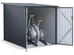 Metalowy schowek na rowery Farrad 142x198cm - Antracyt