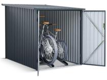 Metalowy schowek na rowery Farrad 142x198cm - Antracyt