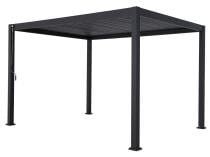 Pergola tarasowa aluminiowa 3x4 wolnostojąca antracyt Mirador Deluxe