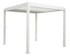 Pergola tarasowa nowoczesna biała Mirador Classic 3x3