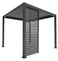 Żaluzjowy panel ścienny do Pergoli ogrodowej Louver Wall 300 90 x 240 cm antracyt