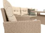 Zestaw mebli technorattanowych Perata Corner – Natural