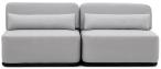 Nowoczesna szara sofa modułowa na taras Straw 2 - Chrome 51