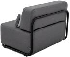Grafitowa sofa modułowa ogrodowa premium Straw 2 - Slate 54