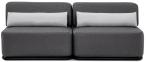 Grafitowa sofa modułowa ogrodowa premium Straw 2 - Slate 54
