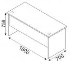 wymiary biurko svenbox bh076