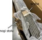 OUTLET - Szare meble ogrodowe technorattanowe - stół 220cm + 8 foteli Laritto