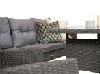 Zestaw mebli technorattanowych Perata Corner – Anthracite
