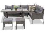 Zestaw mebli technorattanowych Perata Corner – Anthracite