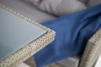 Zestaw mebli technorattanowych Perata Dining - Dark Grey