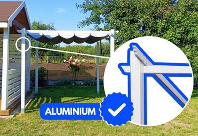 Aluminiowa pergola tarasowa 3x5,5