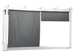 Rolety zacieniające do pergoli Kirn - ściana 3m - 120x225 - Grey White