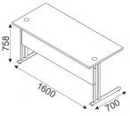biurko svenbox bm076 wymiary