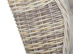 Fotel technorattanowy Laritto z regulacją - Beige - 2szt