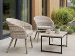 Krzesła technorattanowe Cioso - Beige- 2szt