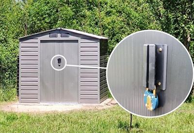 zamykany domek narzędziowy