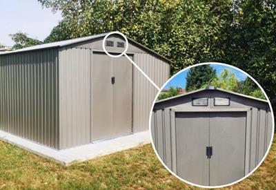 zamykana szopa ogrodowa