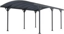 Nowoczesna wiata garażowa samochodowa 3x5,8m Axel - Grey