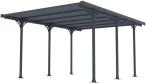 Wiata garażowa jednospadowa metalowa Benno 3x4m - Grey