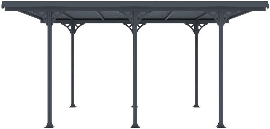 Prosty dach oraz nogi zakończone kotwami Benno