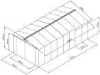 Gartwerk - Egon 380x480x232cm - Antracyt A15
