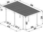 Gartwerk - Gert 284x546x238cm - Antracyt A15