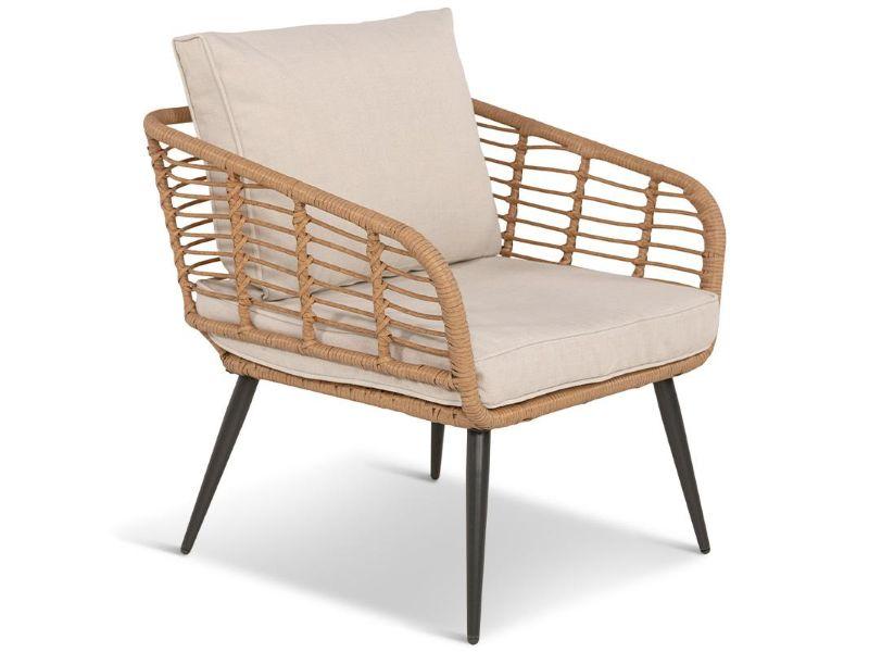 Fotel do ogrodu z technorattanu