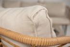 Fotel technorattanowy w stylu boho Torgiano - Brown