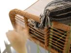 Fotel technorattanowy w stylu boho Torgiano - Brown
