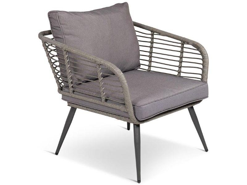 Fotel do ogrodu z technorattanu