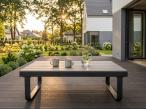 Stolik kawowy z blatem jak drewno 110x60x32 Panaon - Grey