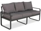Metalowa sofa trzyosobowa 175cm na taras Panaon 2024 - Grey