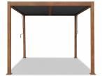 OUTLET - Drewniana pergola tarasowa aluminium 3x4 z lamelami Woodlook Lufel
