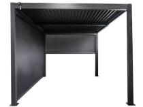 OUTLET - Roleta zacieniająca do pergoli Lufel ściana 3m - 277x236cm - Antracite